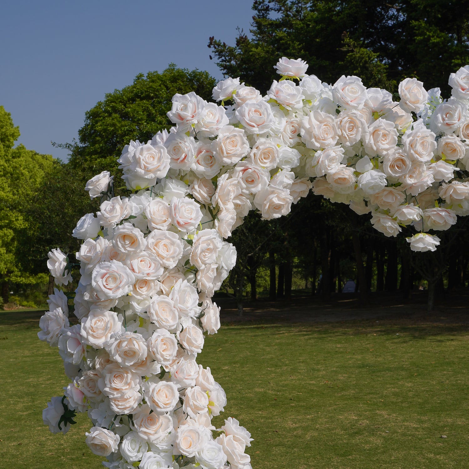 Cara：Wedding Party Background Floral Arch Decoration  Including Frame