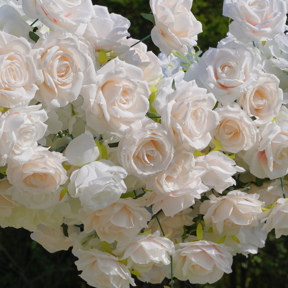 Cara：Wedding Party Background Floral Arch Decoration  Including Frame