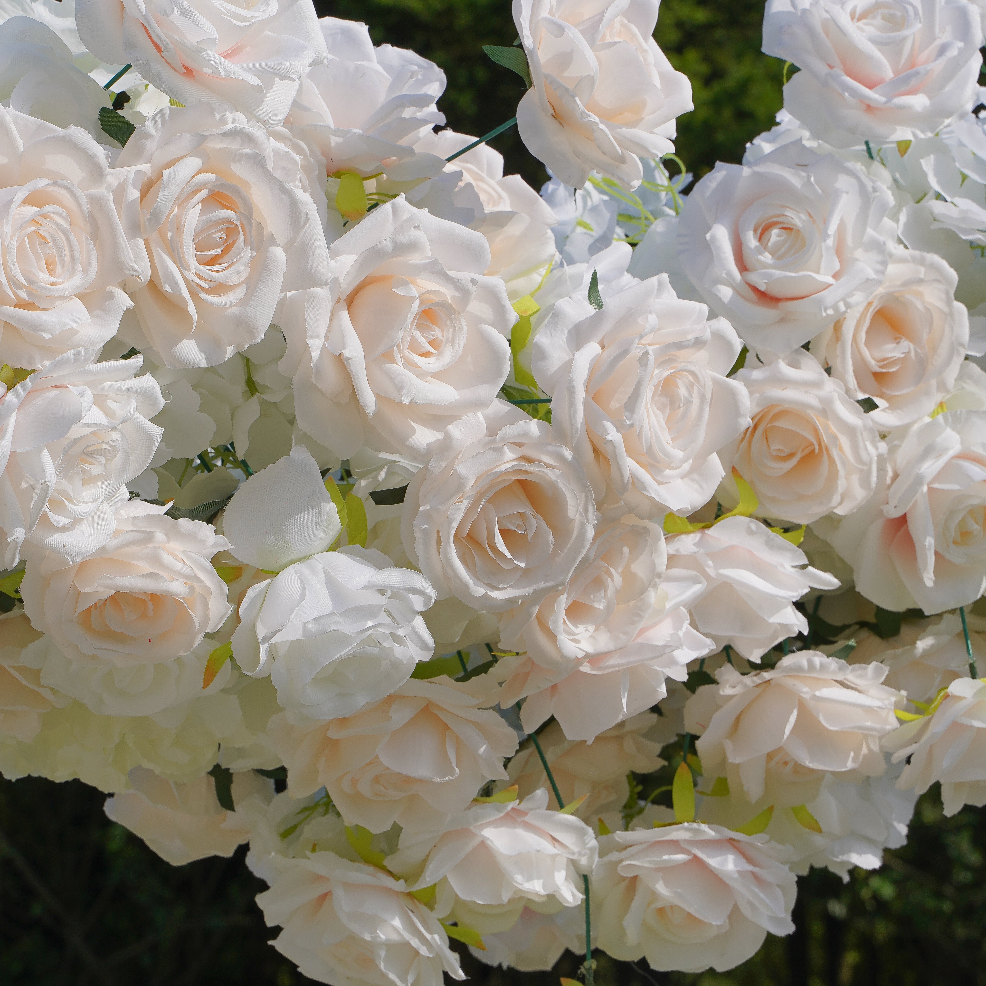 Cara：Wedding Party Background Floral Arch Decoration  Including Frame