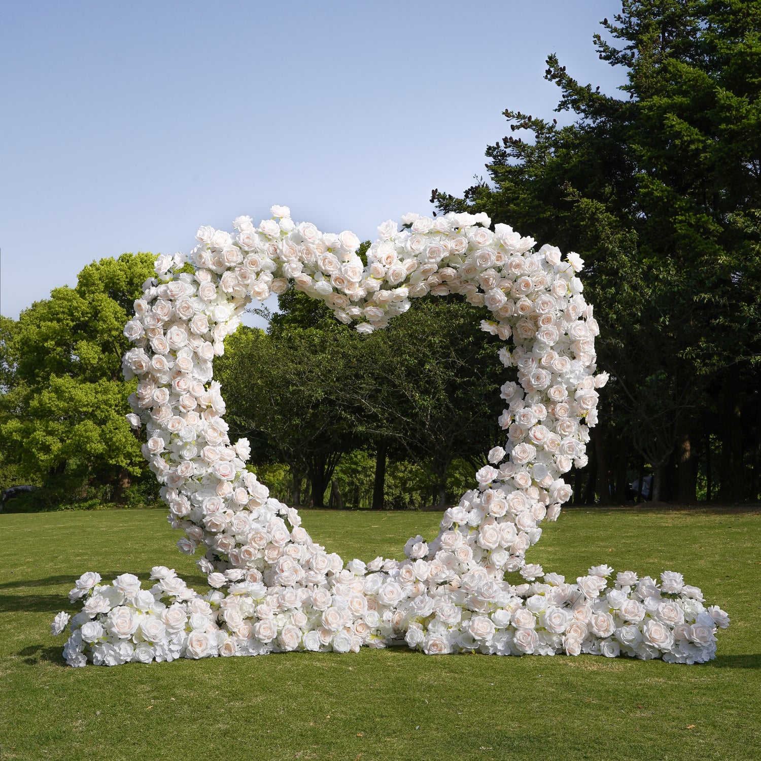 Cara：Wedding Party Background Floral Arch Decoration  Including Frame