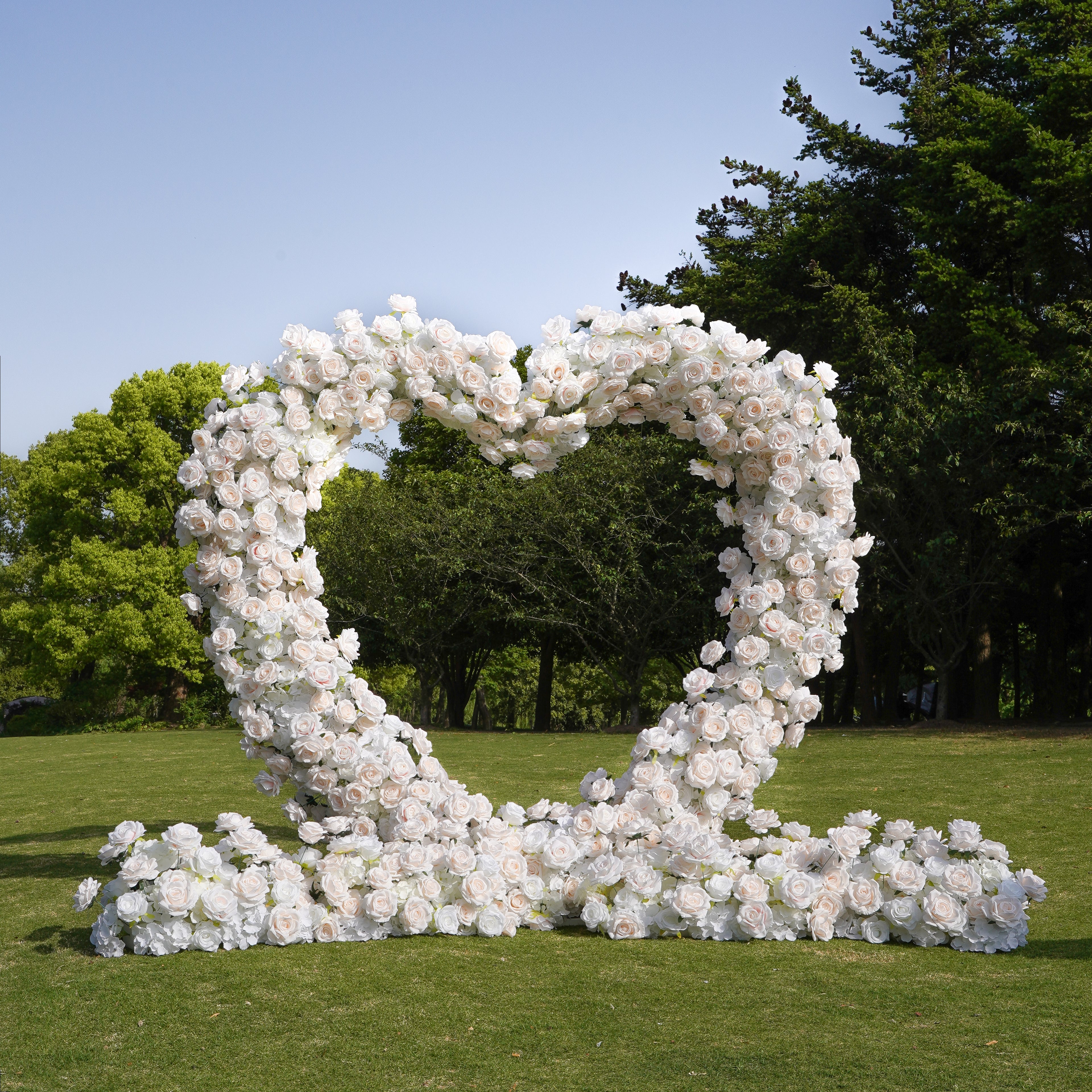 Cara：Wedding Party Background Floral Arch Decoration  Including Frame