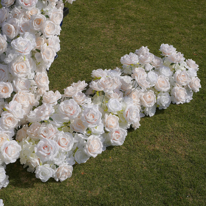 Cara：Wedding Party Background Floral Arch Decoration  Including Frame