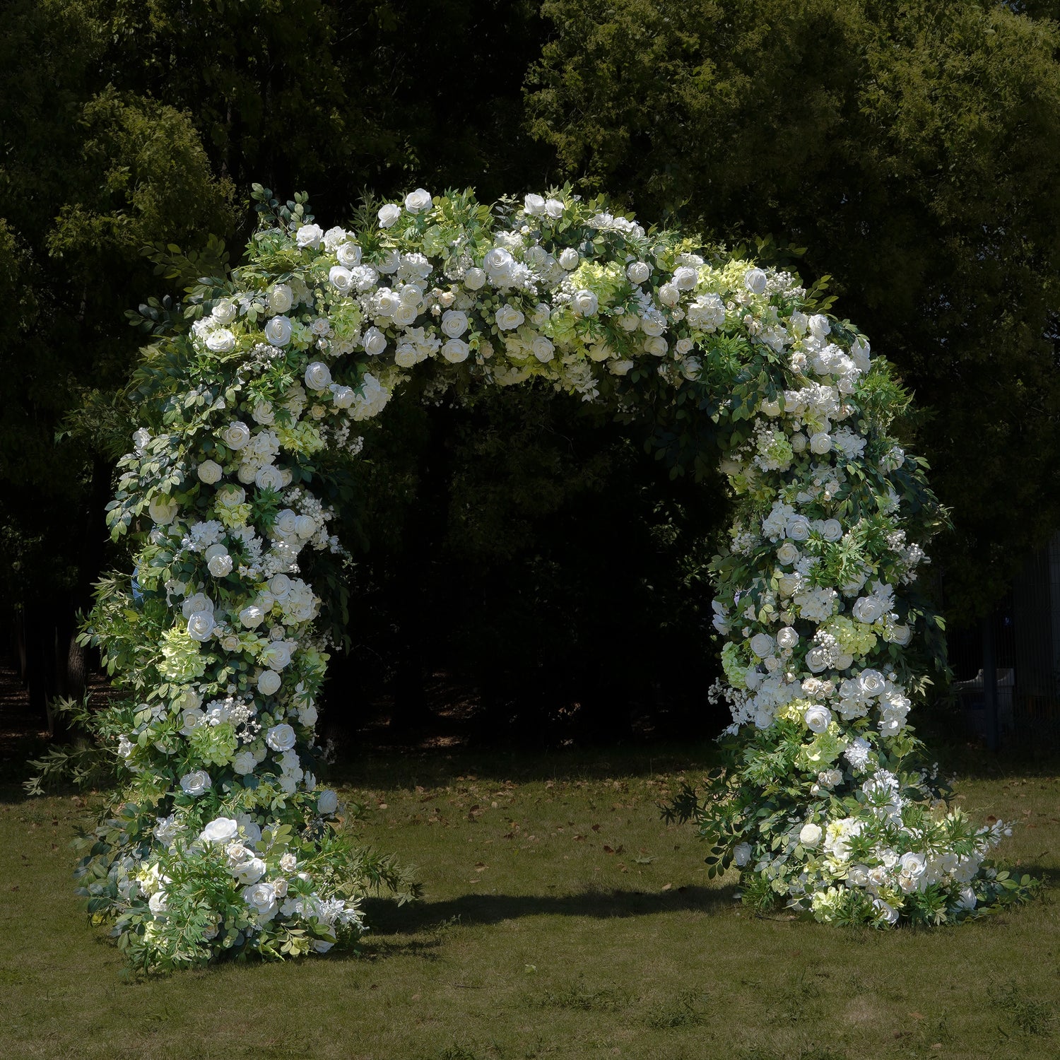 Dawn flower arch Wedding Party Background Floral Arch Decoration  Including Frame
