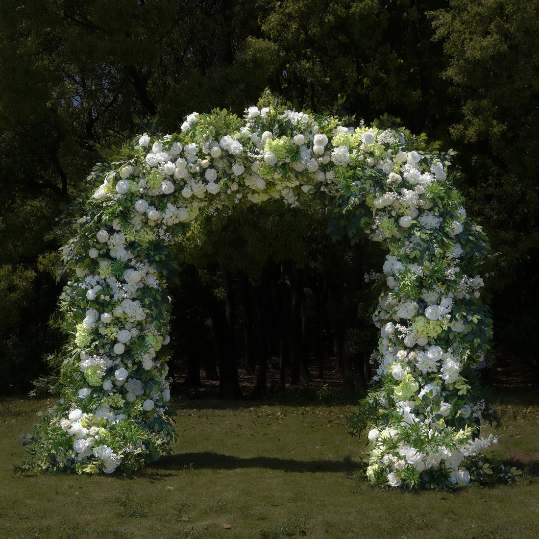 Dawn flower arch Wedding Party Background Floral Arch Decoration  Including Frame