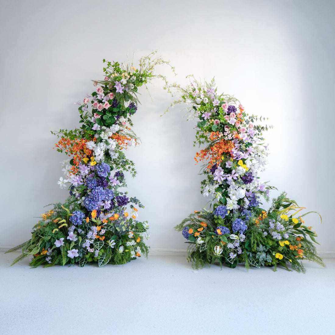Lym ：Wedding Party Background Floral Arch Decoration (Including Frame)