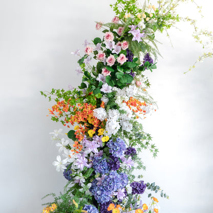 Lym ：Wedding Party Background Floral Arch Decoration (Including Frame)