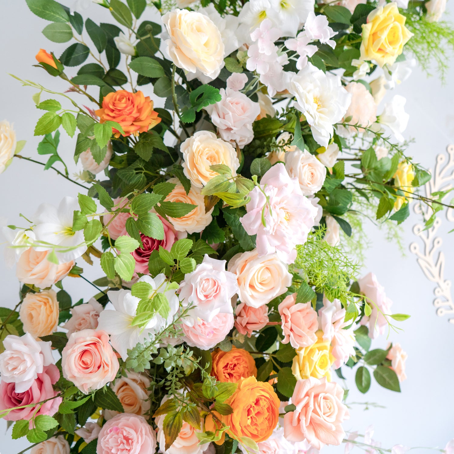 Elaia ：Wedding Party Background Floral Arch Decoration (Including Frame)
