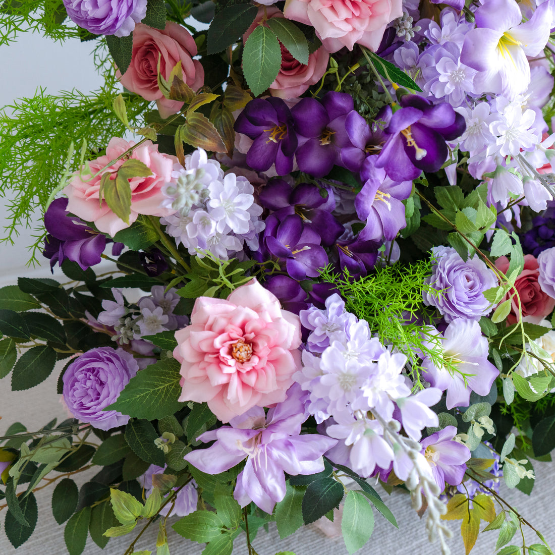 Elaia ：Wedding Party Background Floral Arch Decoration (Including Frame)
