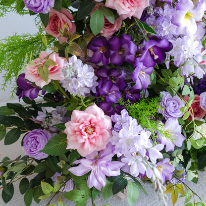 Elaia ：Wedding Party Background Floral Arch Decoration (Including Frame)