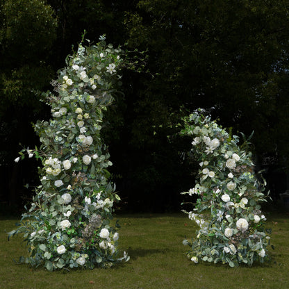 Jade：Wedding Party Background Floral Arch Decoration Including Frame