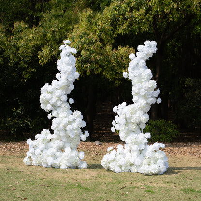 Foam：Wedding Party Background Floral Arch Decoration (Including Frame)