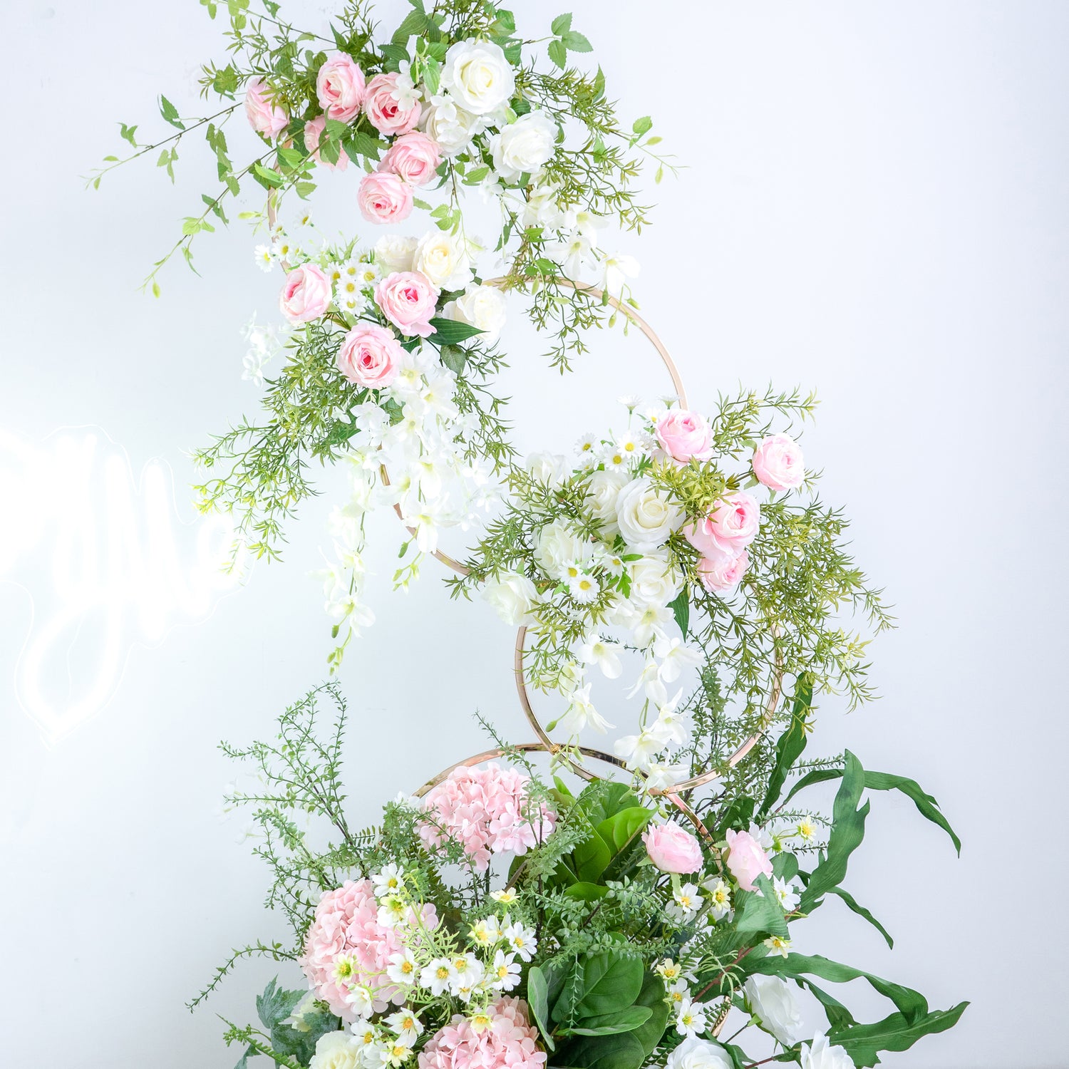 Daphne：Wedding Party Background Floral Arch Decoration (Including Frame)