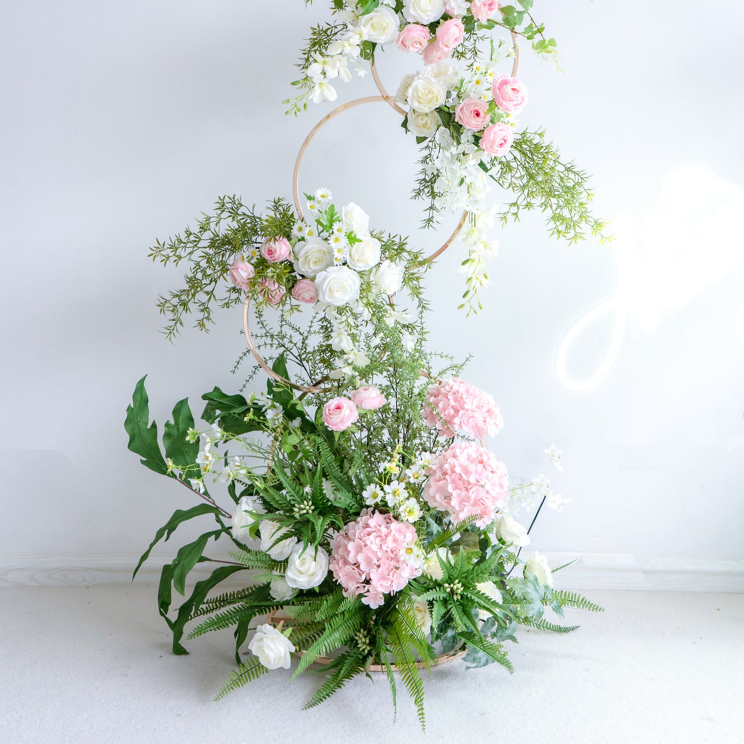 Daphne：Wedding Party Background Floral Arch Decoration (Including Frame)