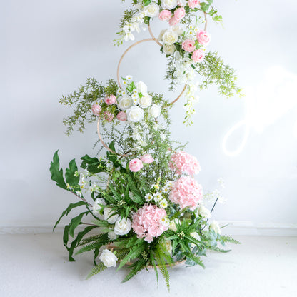 Daphne：Wedding Party Background Floral Arch Decoration (Including Frame)