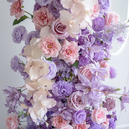 Lyrus：Wedding Party Background Floral Arch Decoration (Including Frame)