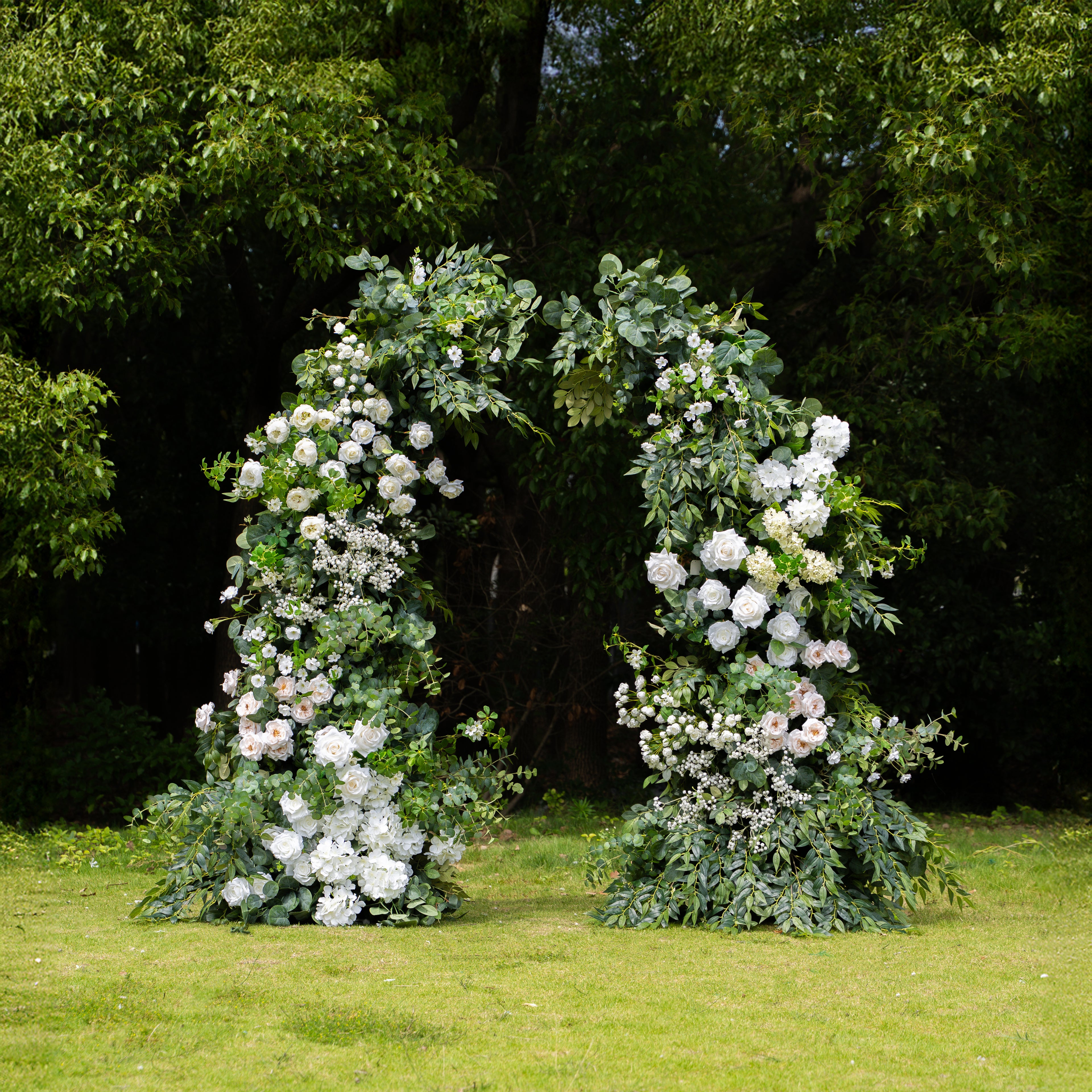 Lark：Wedding Party Background Floral Arch Decoration Including Frame
