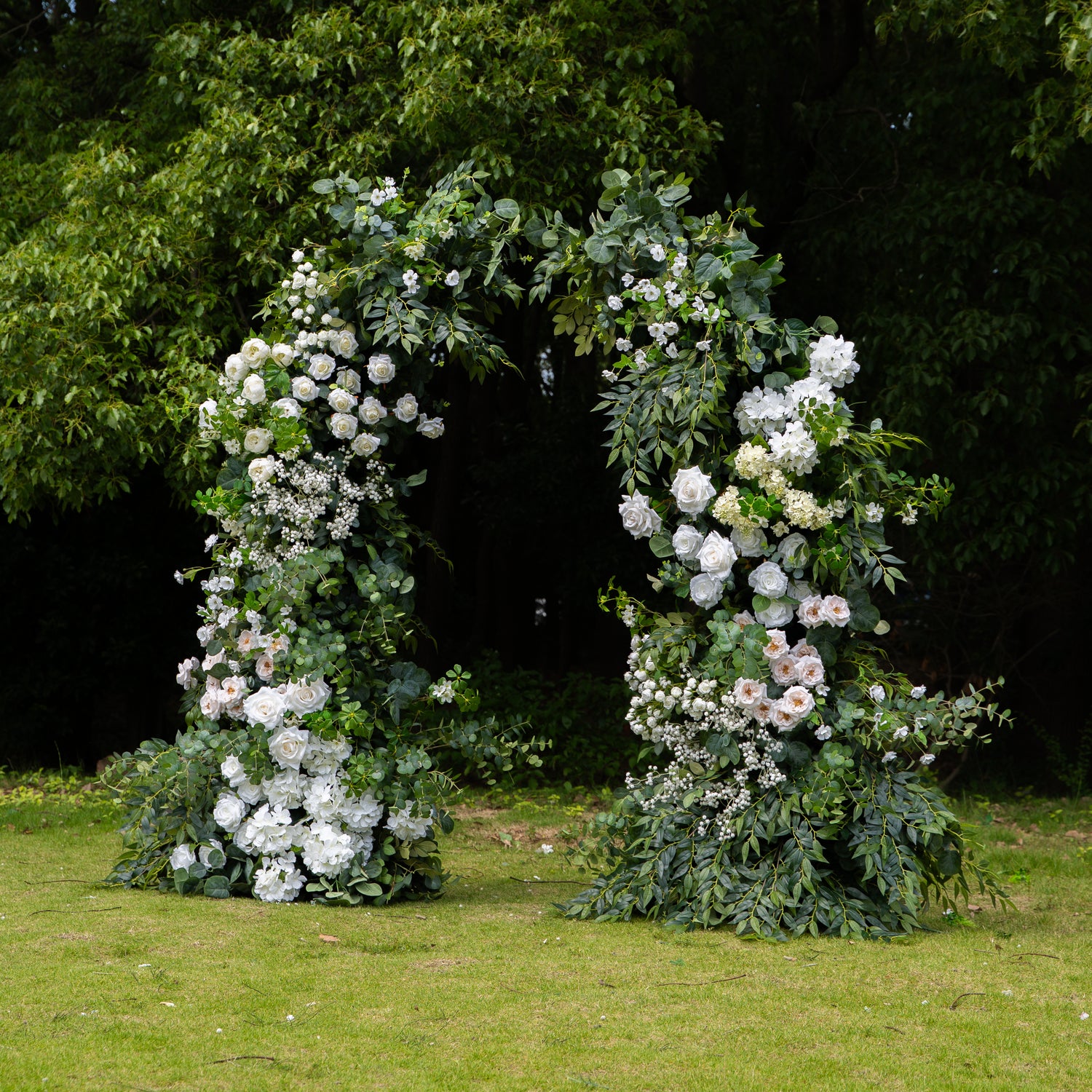 Lark：Wedding Party Background Floral Arch Decoration Including Frame