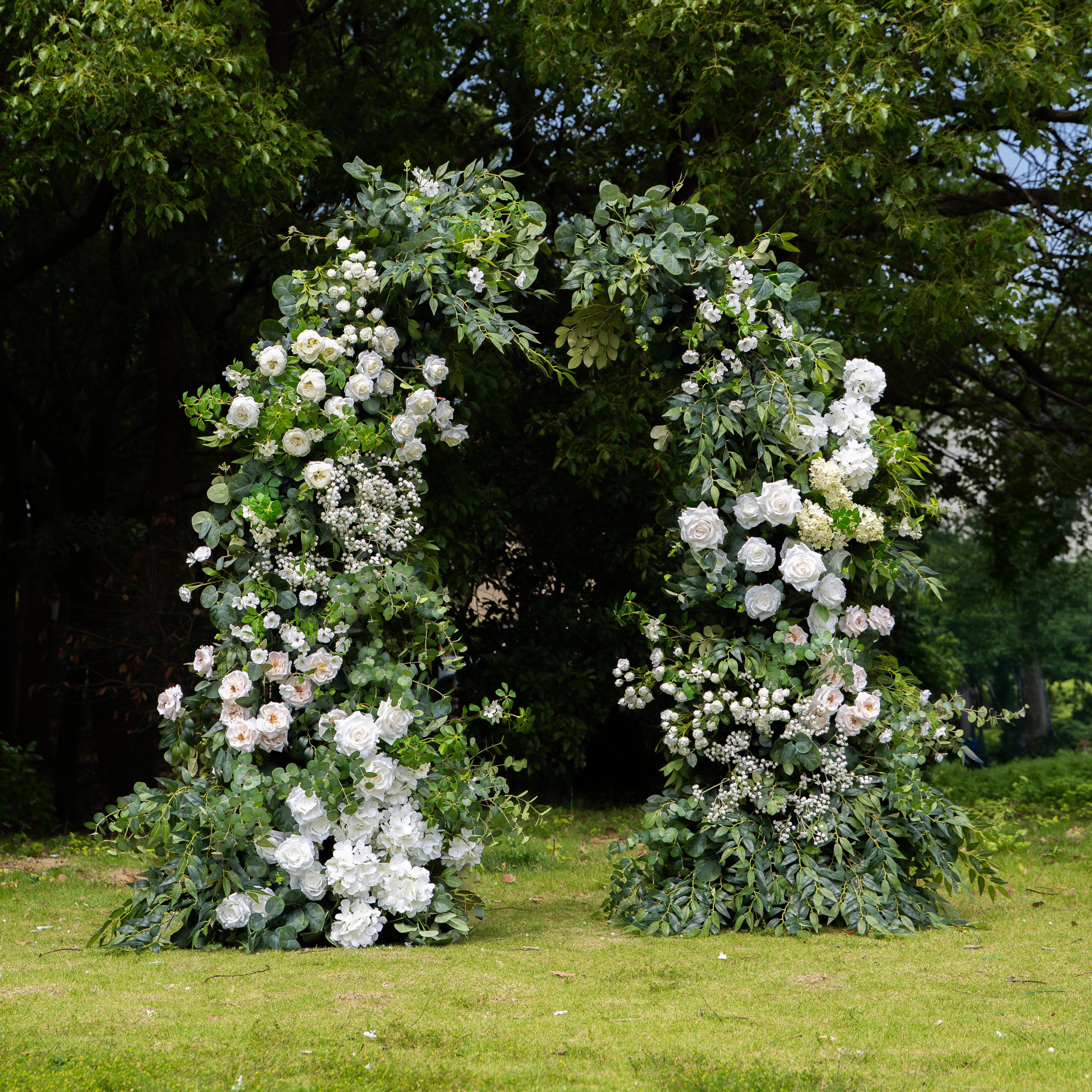 Lark：Wedding Party Background Floral Arch Decoration Including Frame