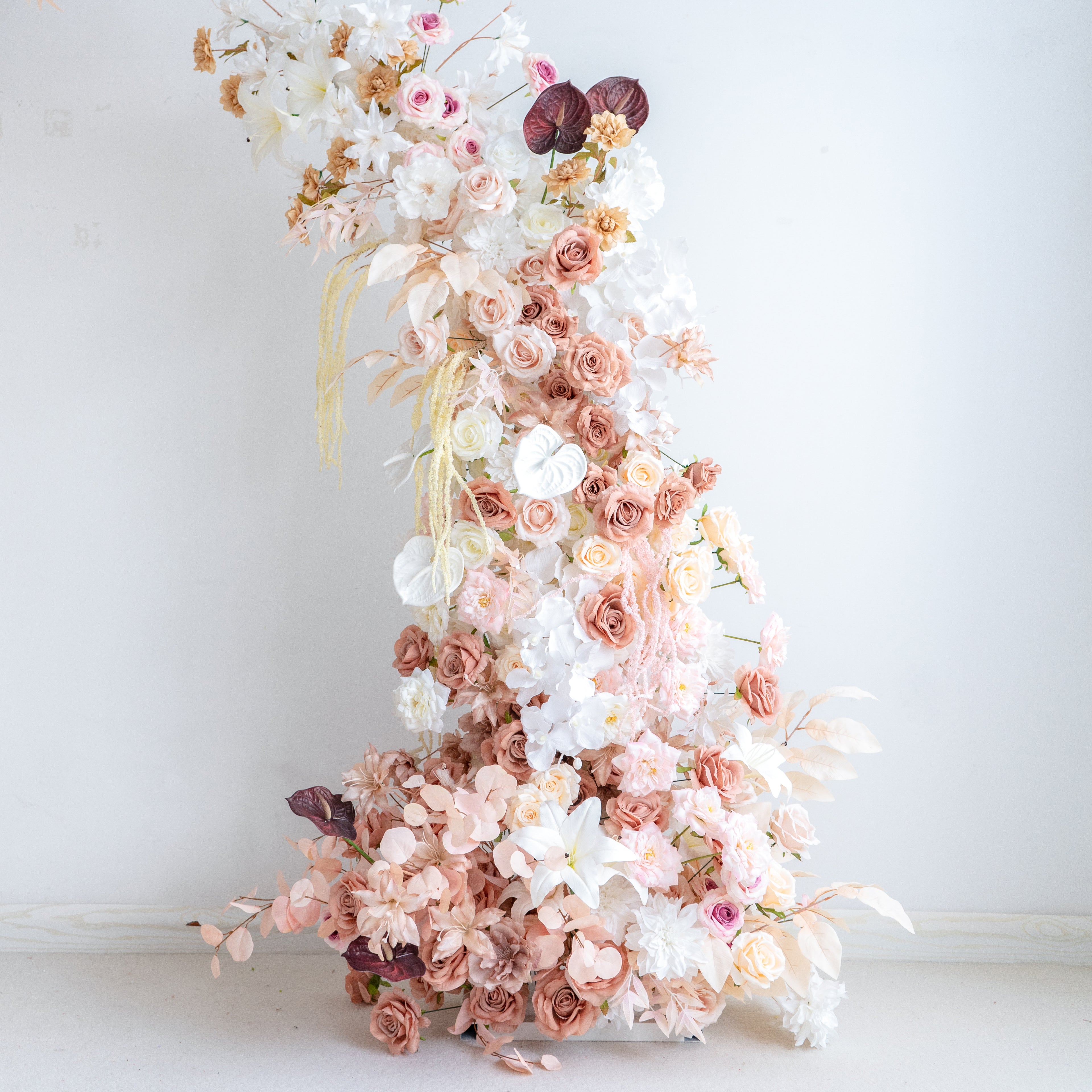 Peitho ：Wedding Party Background Floral Arch Decoration (Including Frame)