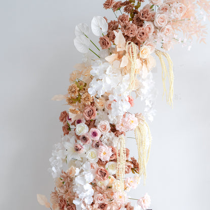 Peitho ：Wedding Party Background Floral Arch Decoration (Including Frame)
