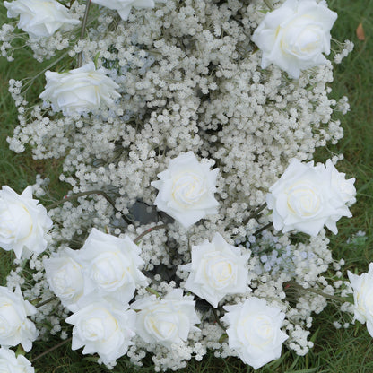Haza ： Wedding Party Background Floral Arch Decoration Including Frame