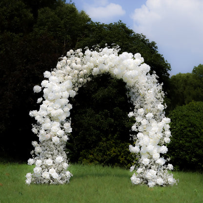 Haza ： Wedding Party Background Floral Arch Decoration Including Frame