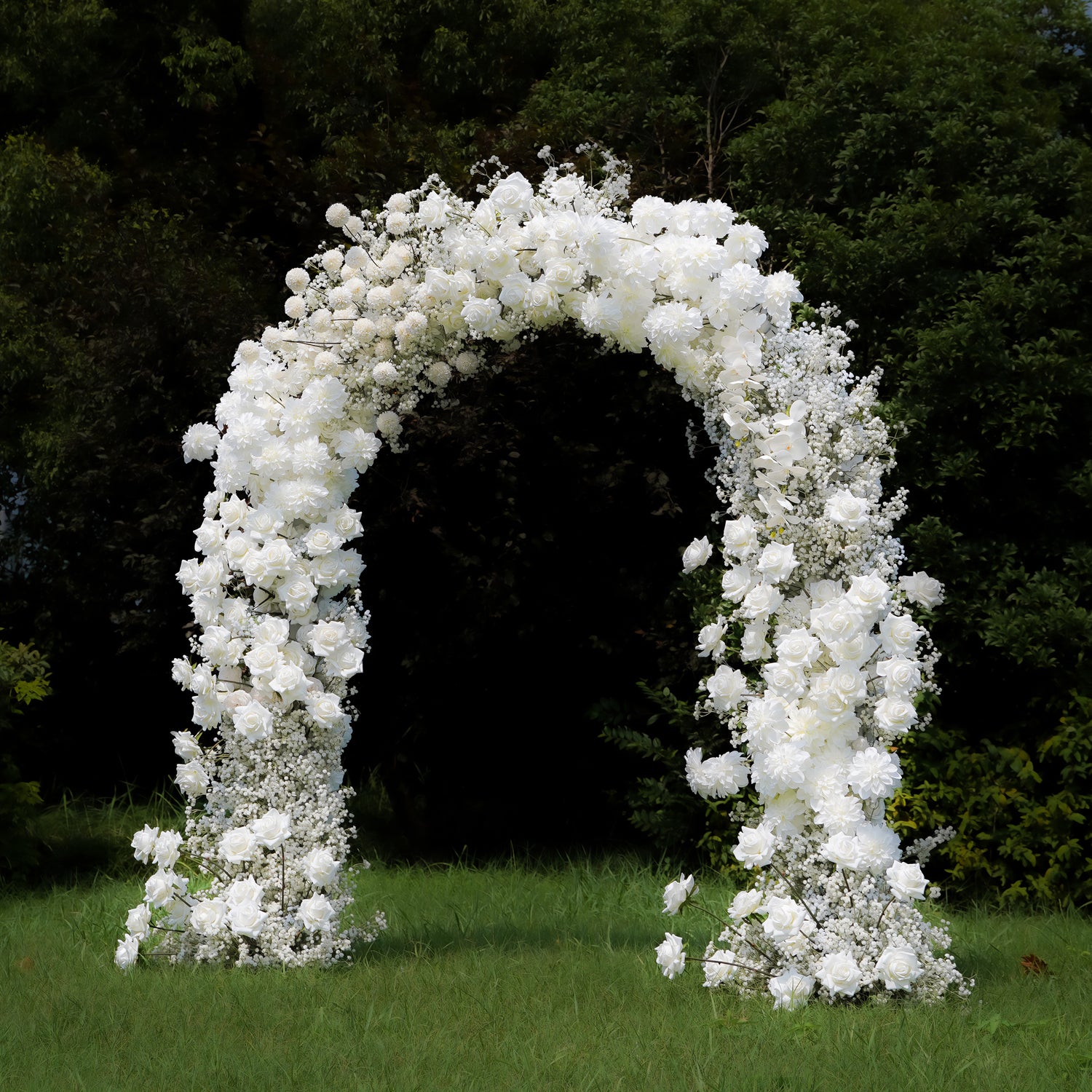 Haza ： Wedding Party Background Floral Arch Decoration Including Frame