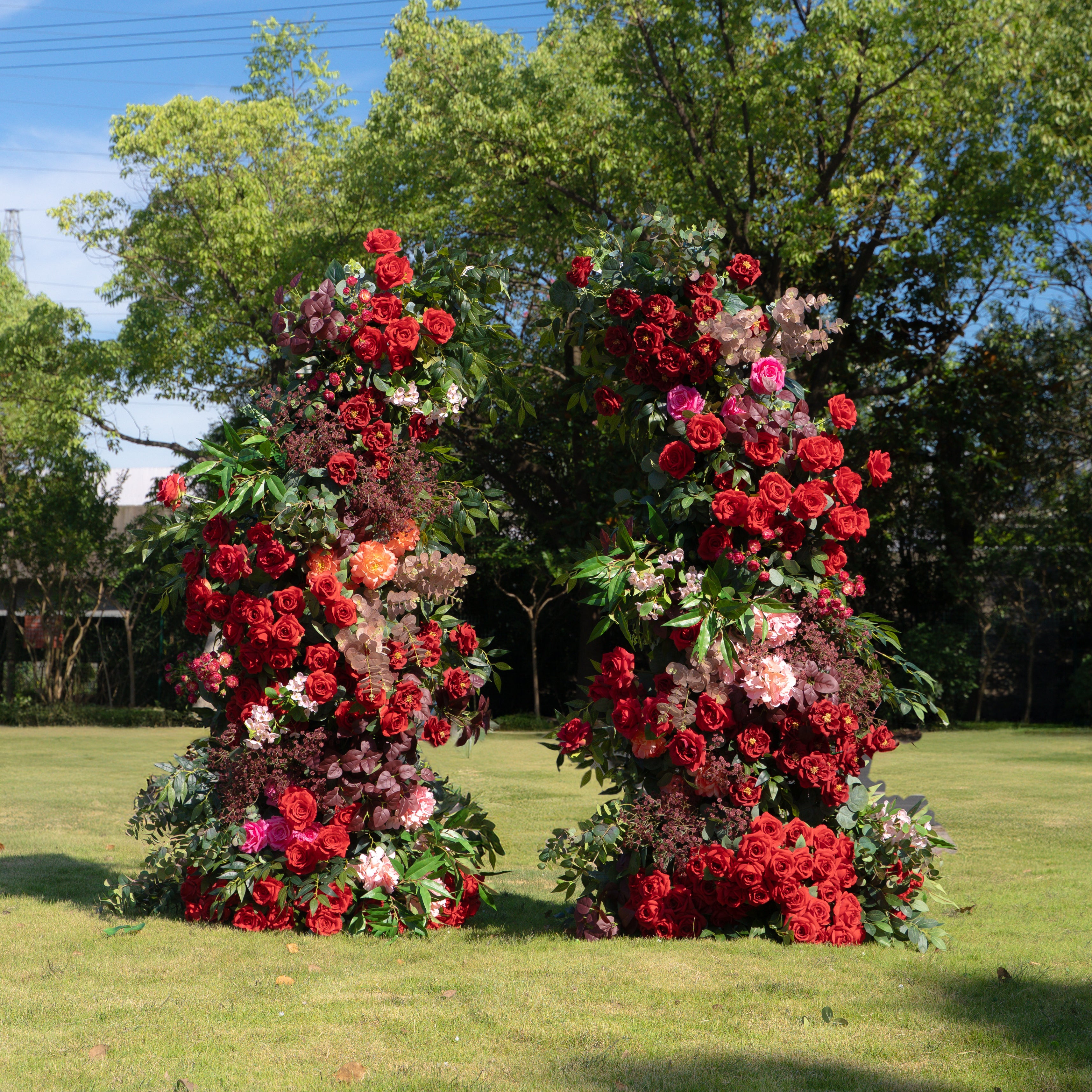 Blaze：Wedding Party Background Floral Arch Decoration Including Frame
