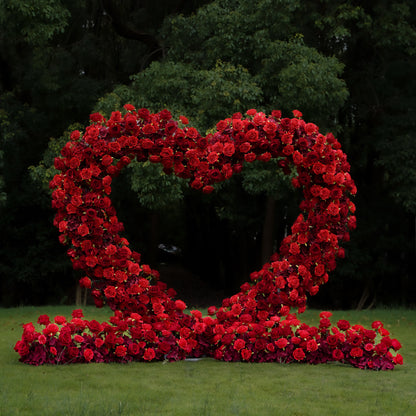 Amore：New Wedding Party Background Floral Arch Decoration Including Frame