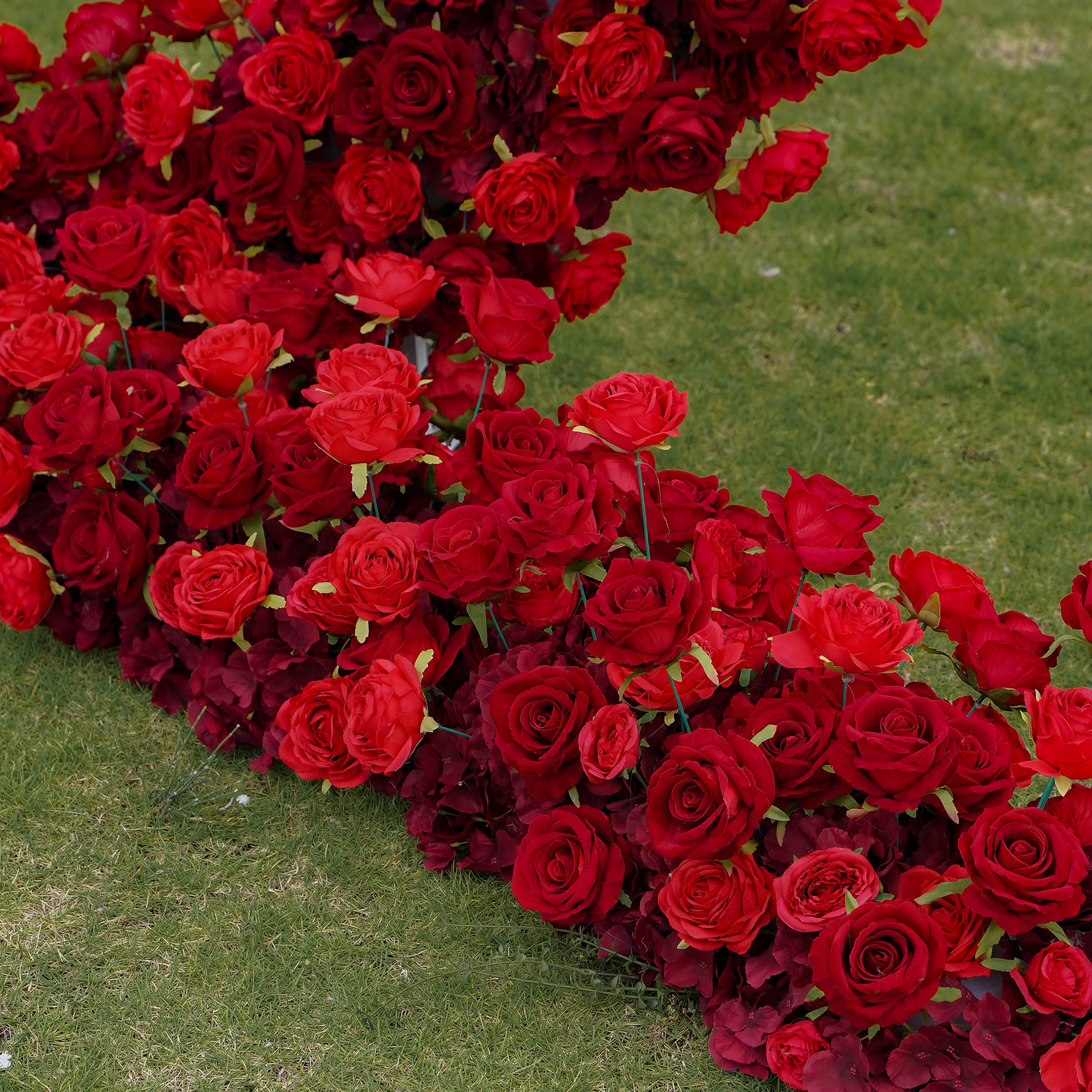 Amore：New Wedding Party Background Floral Arch Decoration Including Frame