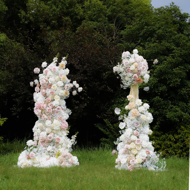 Lily:Wedding Party Background Floral Arch Decoration Including Frame