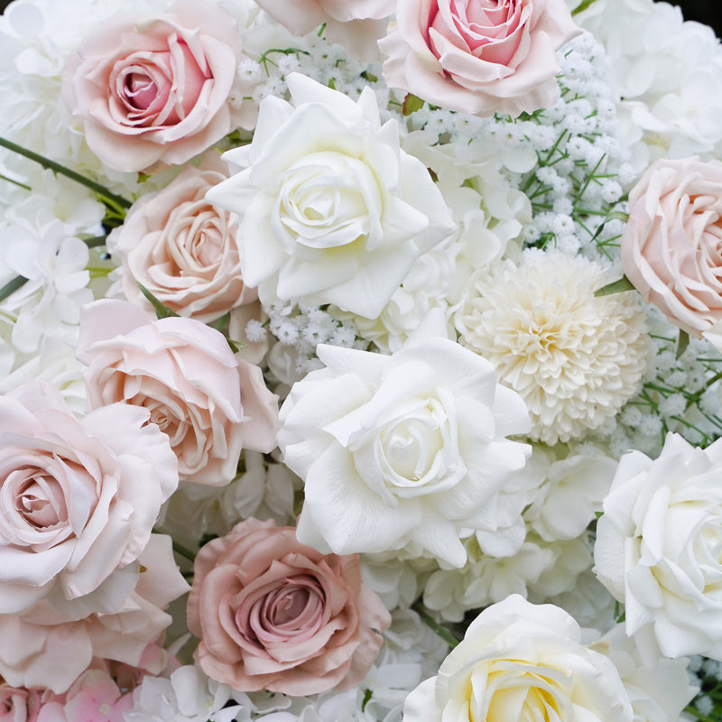 Lily:Wedding Party Background Floral Arch Decoration Including Frame