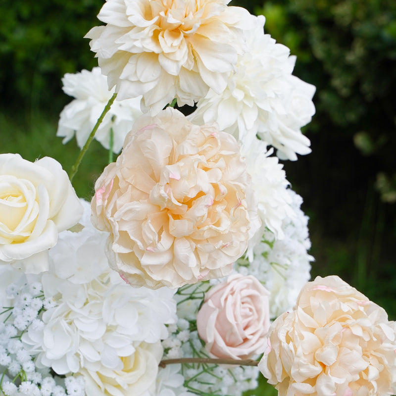Lily:Wedding Party Background Floral Arch Decoration Including Frame