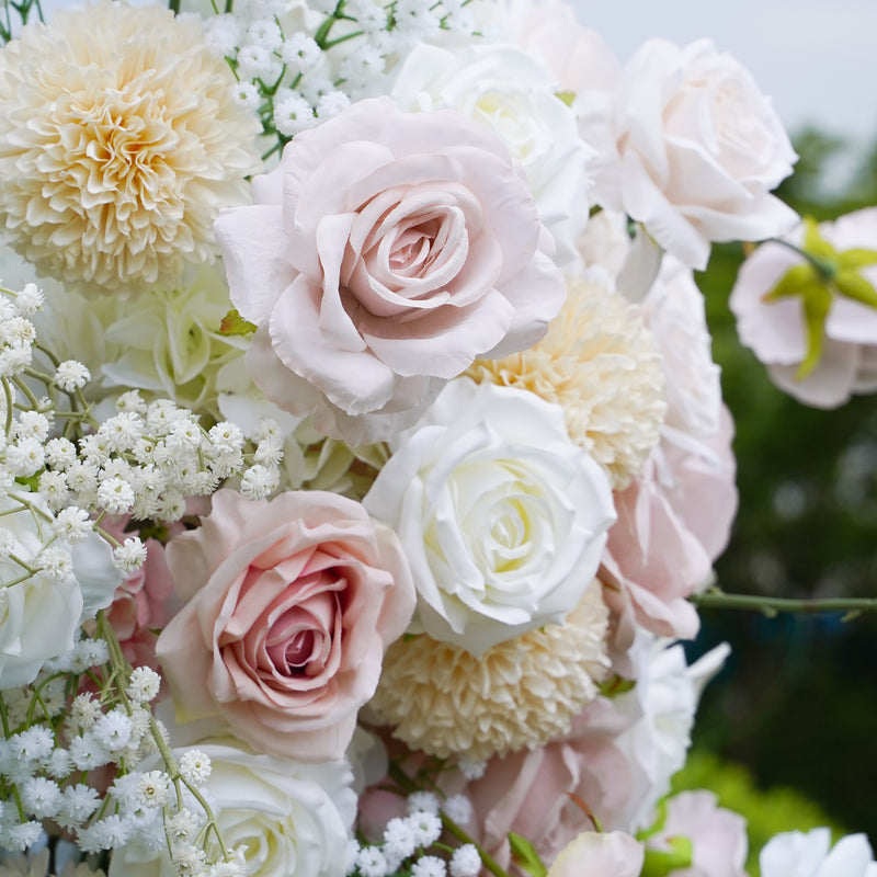 Lily:Wedding Party Background Floral Arch Decoration Including Frame