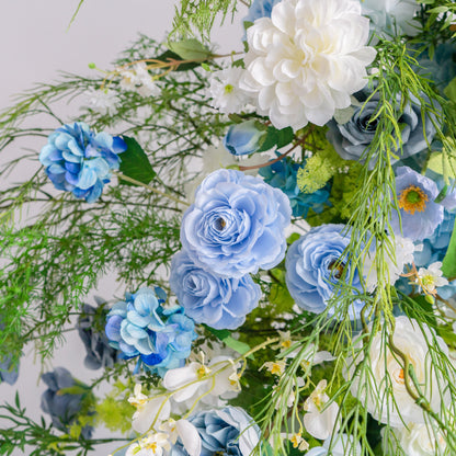 Elia Wedding Party Background Floral Arch Decoration  Including Frame