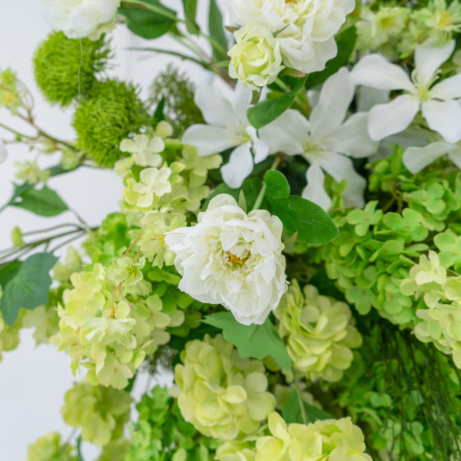 Laurel  Wedding Party Background Floral Arch Decoration  Including Frame and pillar
