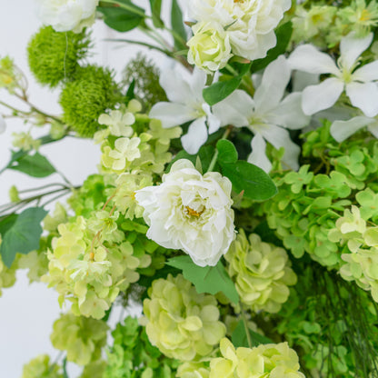 Laurel  Wedding Party Background Floral Arch Decoration  Including Frame and pillar