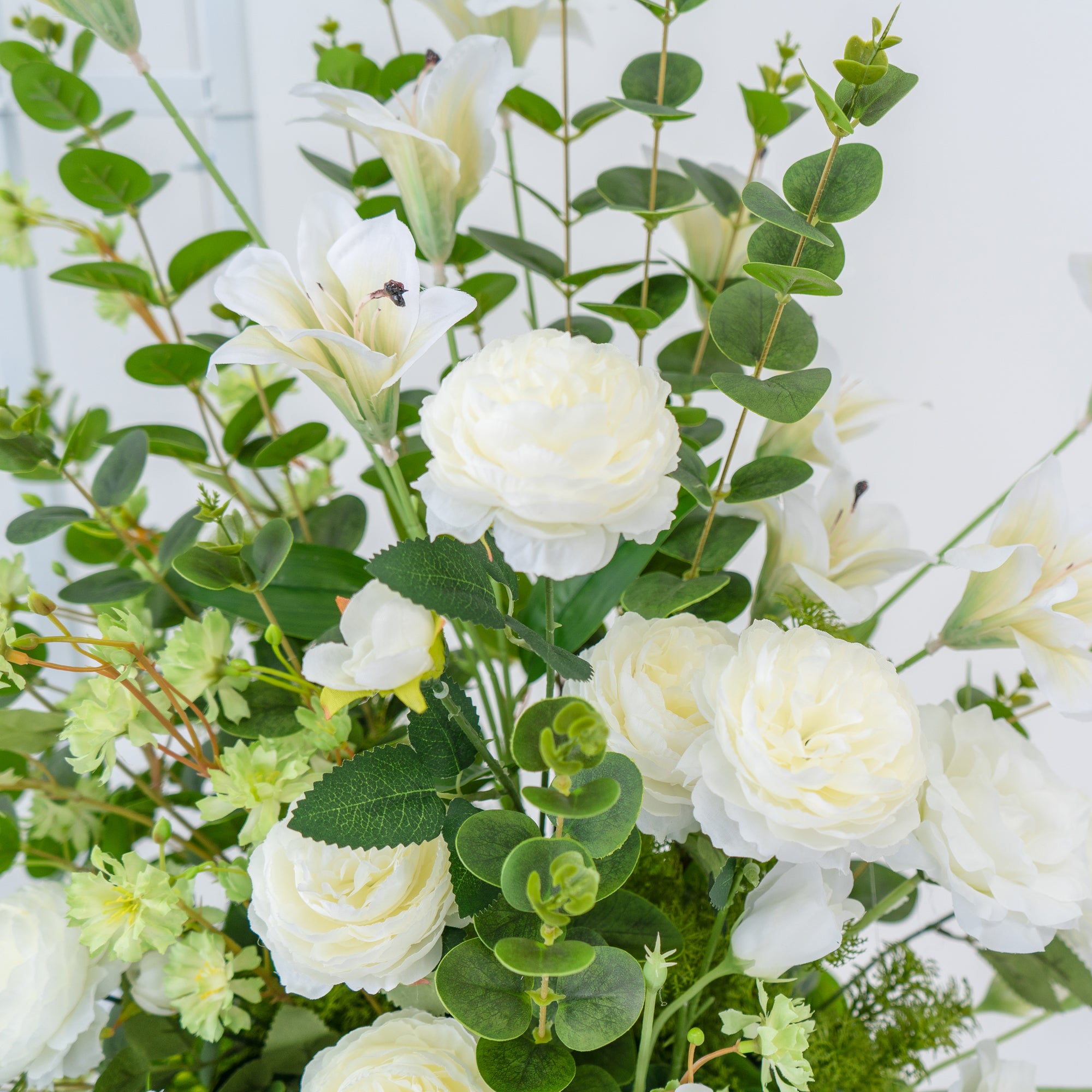 Laurel  Wedding Party Background Floral Arch Decoration  Including Frame and pillar