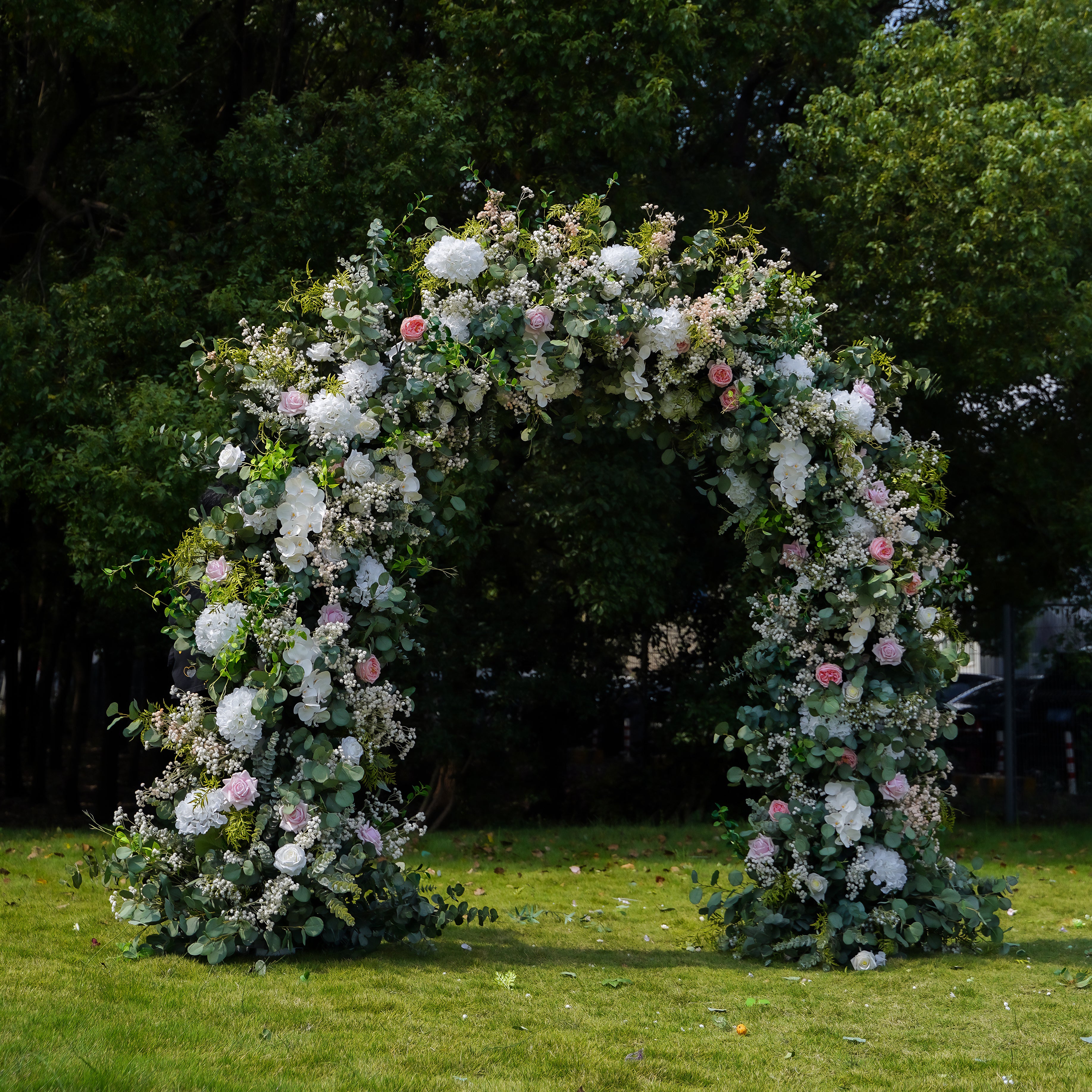 Haven：Wedding Party Background Floral Arch Decoration Including Frame