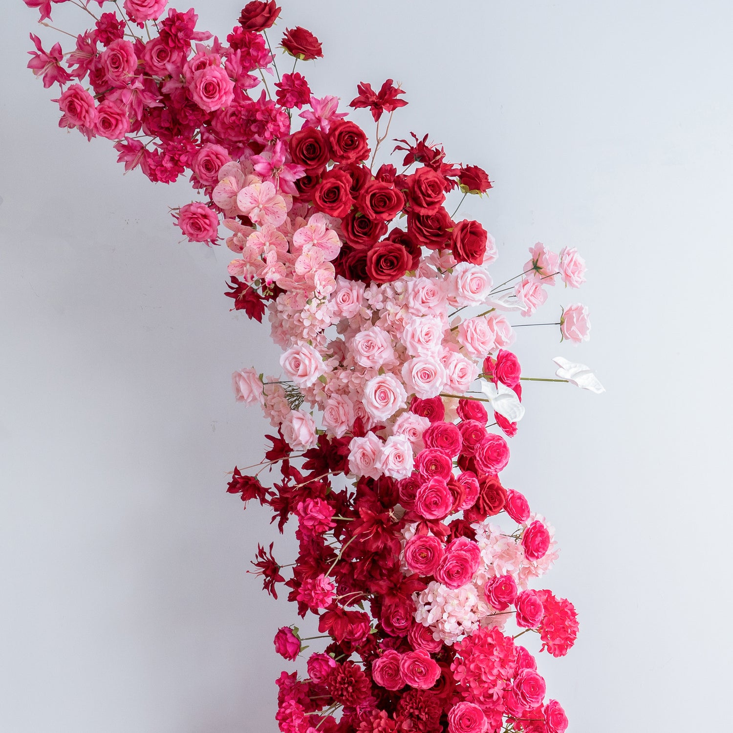 Petra ：Wedding Party Background Floral Arch Decoration (Including Frame)