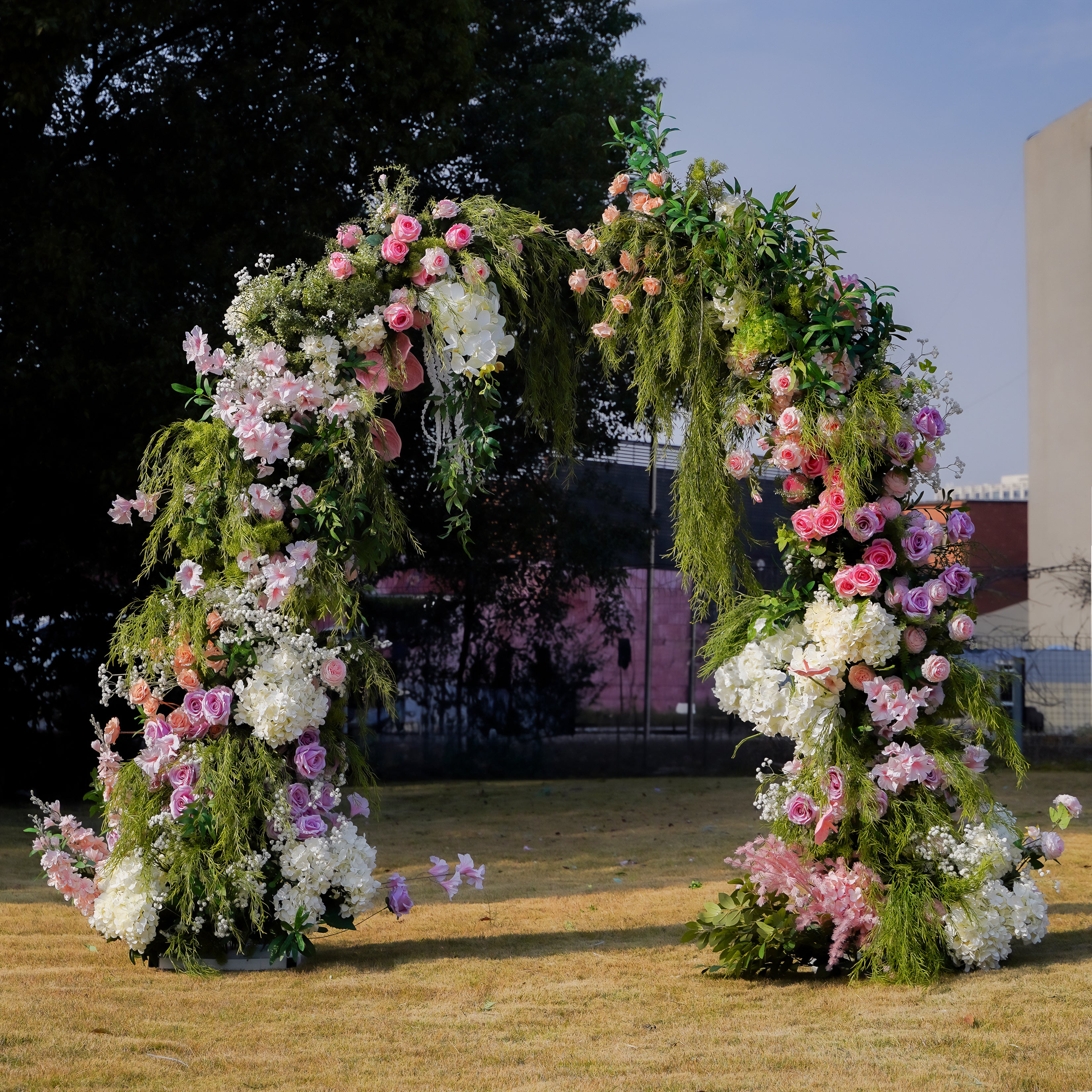 Aria :  Floral Arch Decoration Including Frame