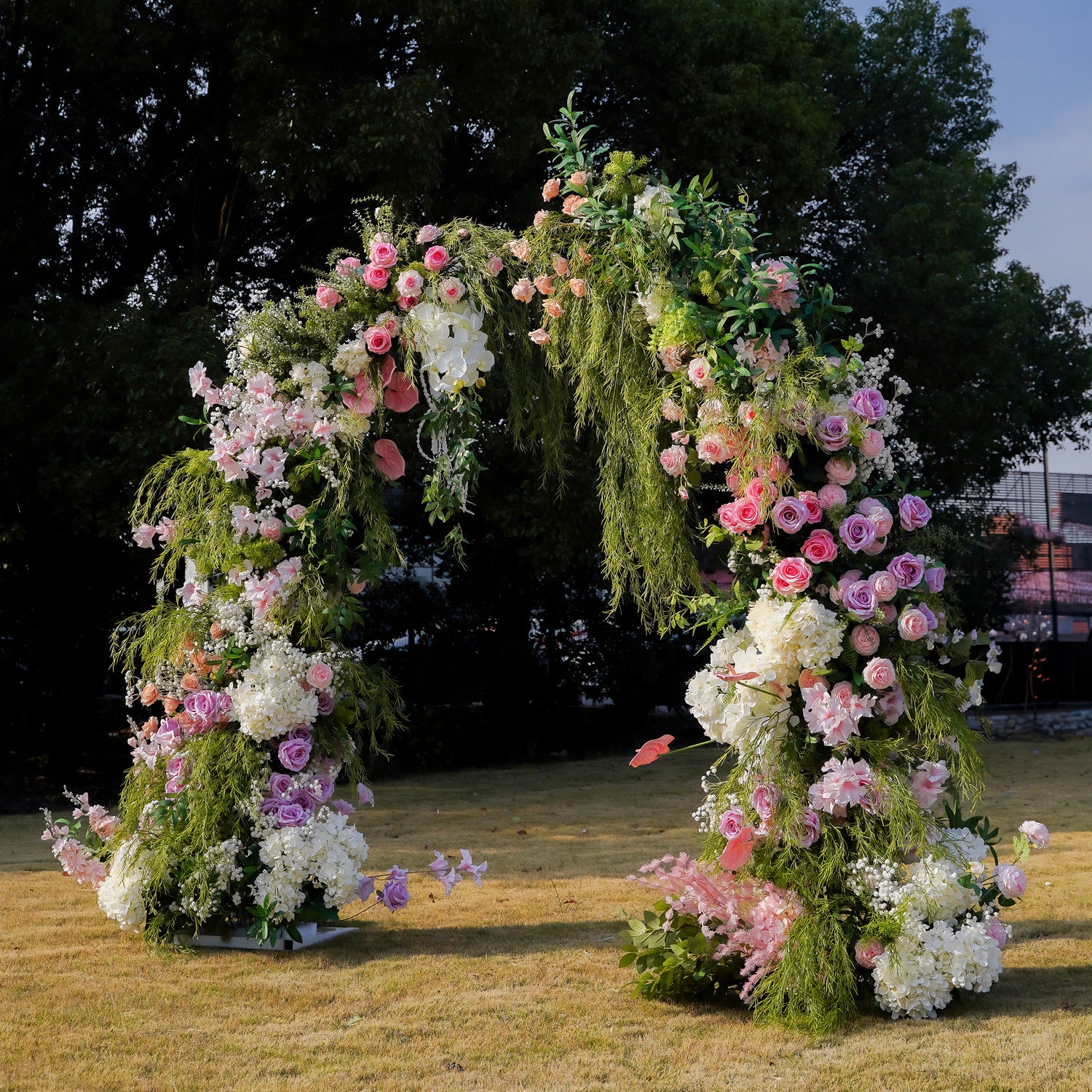 Aria :  Floral Arch Decoration Including Frame