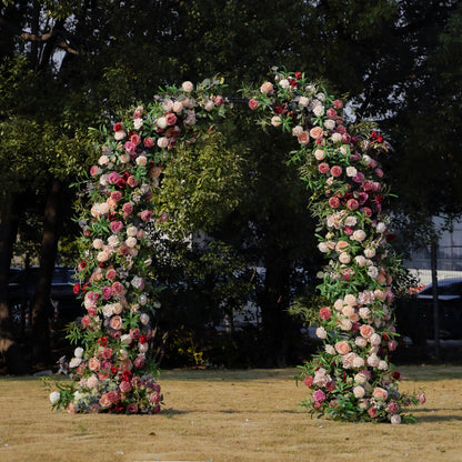 Nebula :  New Wedding Party Background Floral Arch Decoration Including Frame