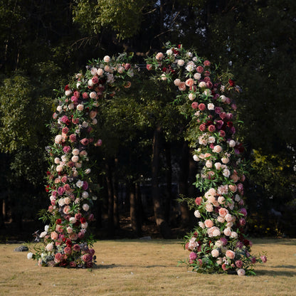 Nebula :  New Wedding Party Background Floral Arch Decoration Including Frame