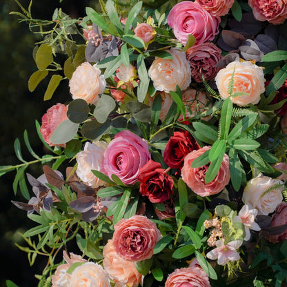 Nebula :  New Wedding Party Background Floral Arch Decoration Including Frame