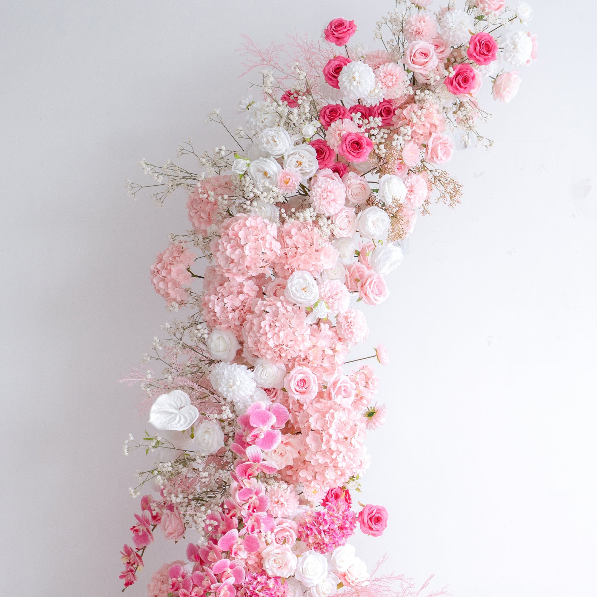 Thalia ：Wedding Party Background Floral Arch Decoration (Including Frame)