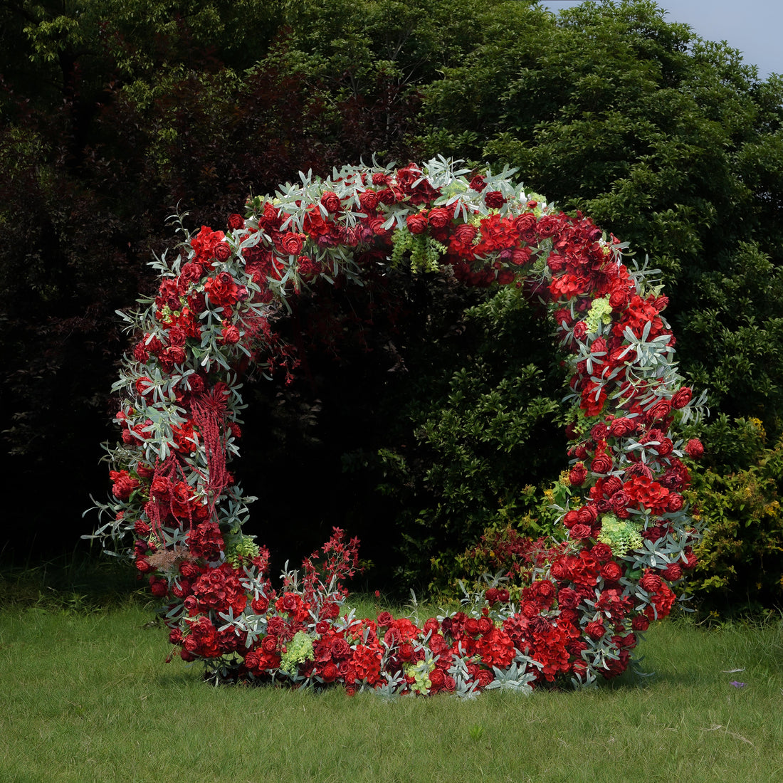 Ruberis New Wedding Party Background Floral Arch Decoration  Including Frame