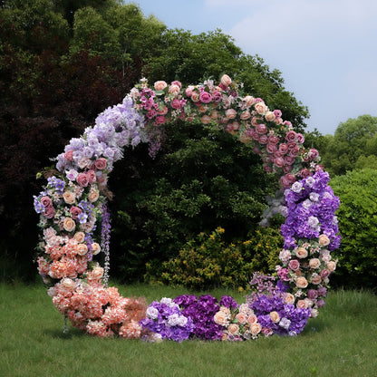 Fantasia 2023 New Wedding Party Background Floral Arch Decoration  Including Frame