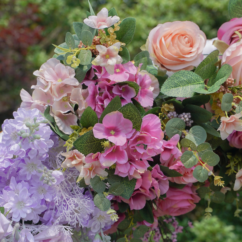 Fantasia 2023 New Wedding Party Background Floral Arch Decoration  Including Frame