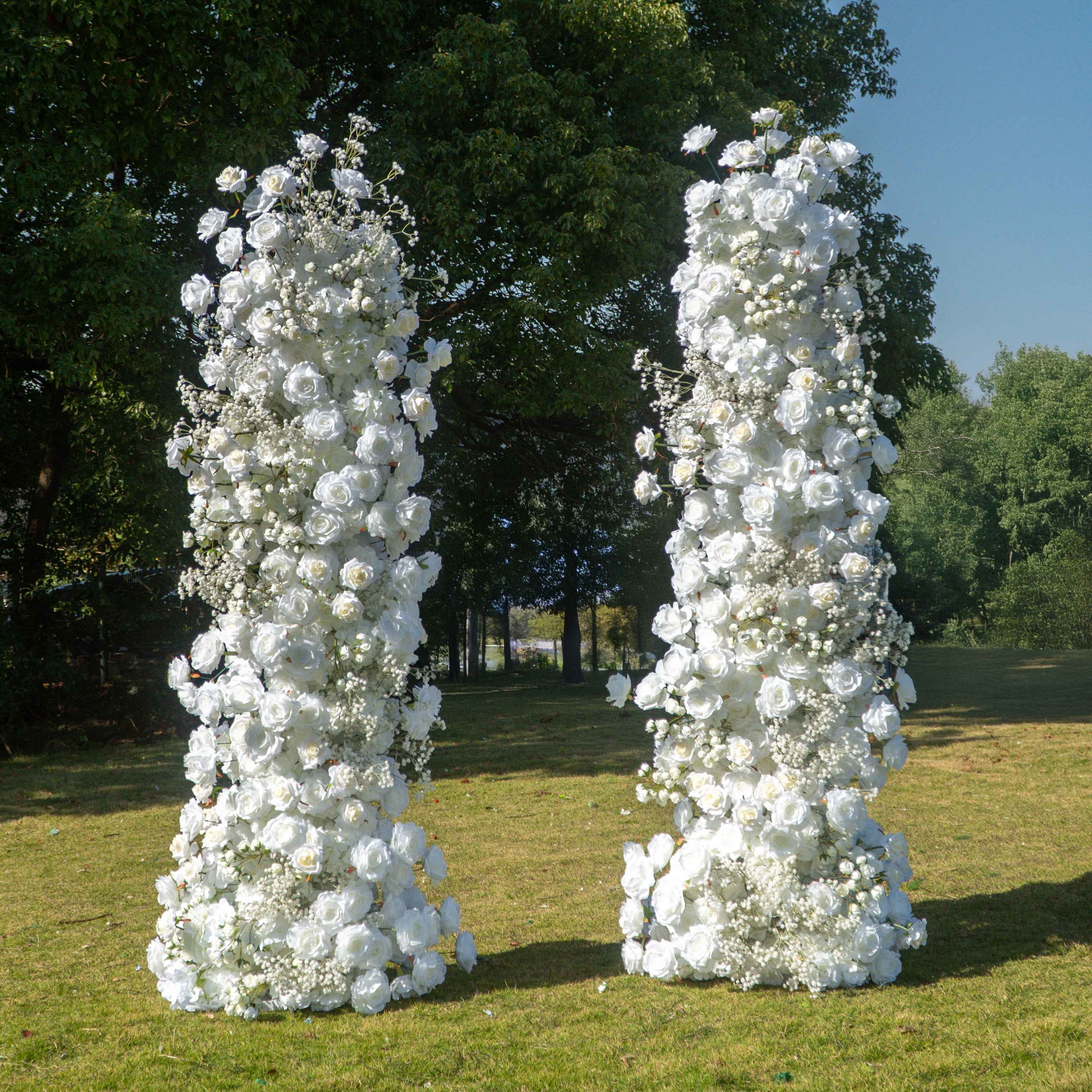 Nimue：Wedding Party Background Floral Arch Decoration Including Frame